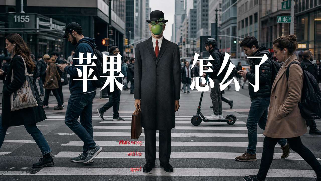 这颗苹果怎么了？（图ZNDEwNDg5Mjg4） - AI作品 - 站酷设计师TTyears万年原创素材 - 站酷ZCOOL