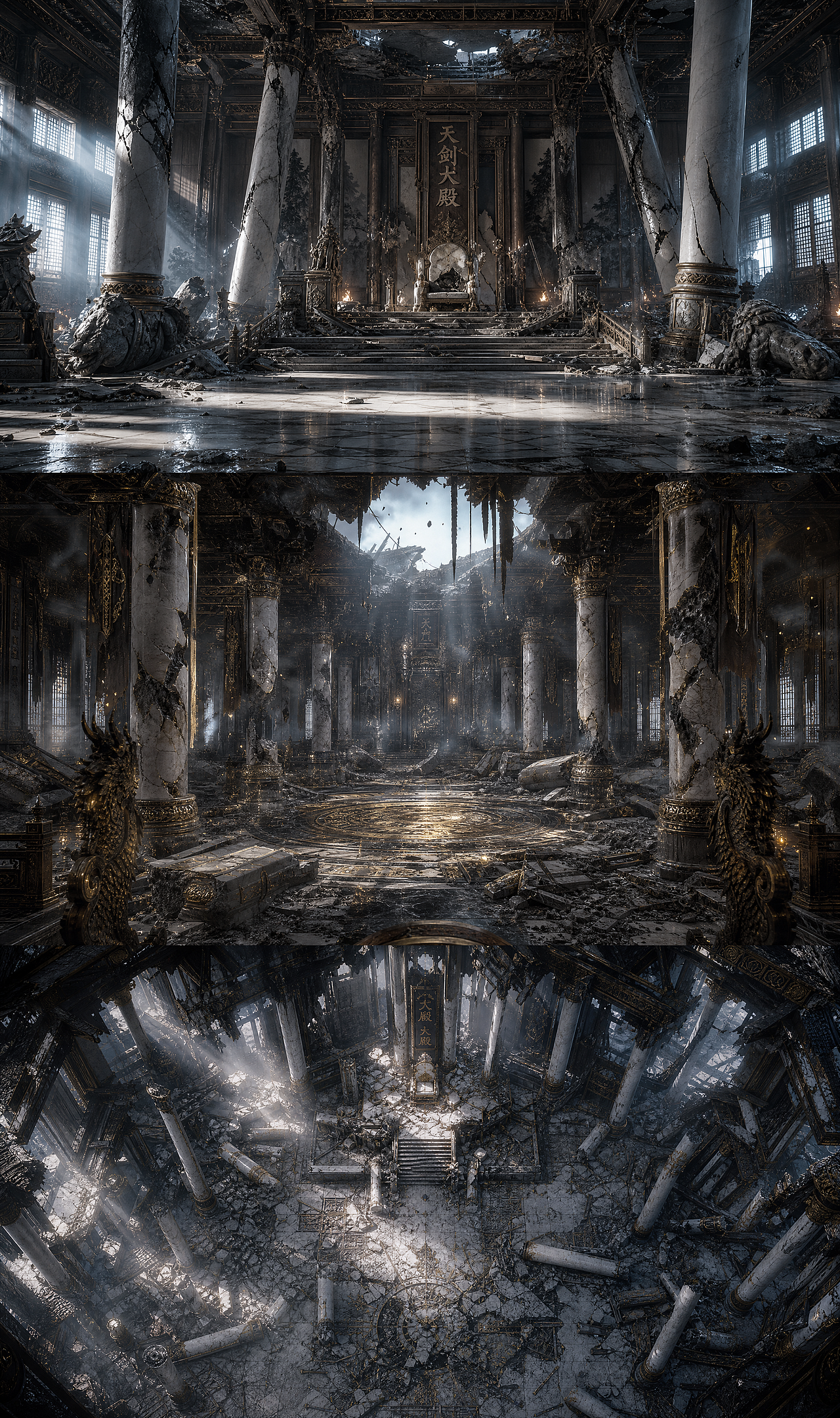 废柴大穿越第九集-魔神降世（图ZNDEwNDk2NDc2） - AI作品 - 站酷设计师阿龙哟1原创素材 - 站酷ZCOOL