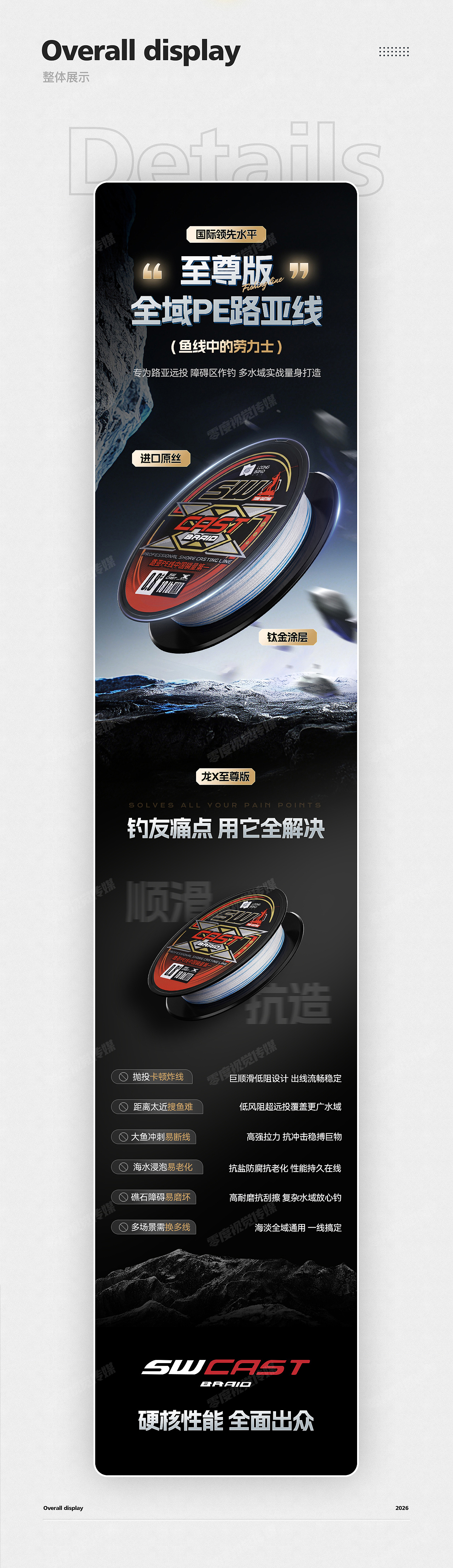 渔具户外用品 鱼线电商详情页展示(图ZNDEwNDk2NTQ4) - 电商 - 站酷设计师零度渔具视觉原创素材 - 站酷ZCOOL