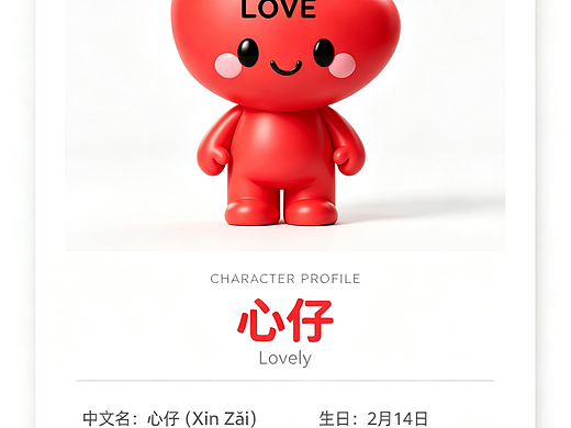 心仔：爱，永远与你同在！