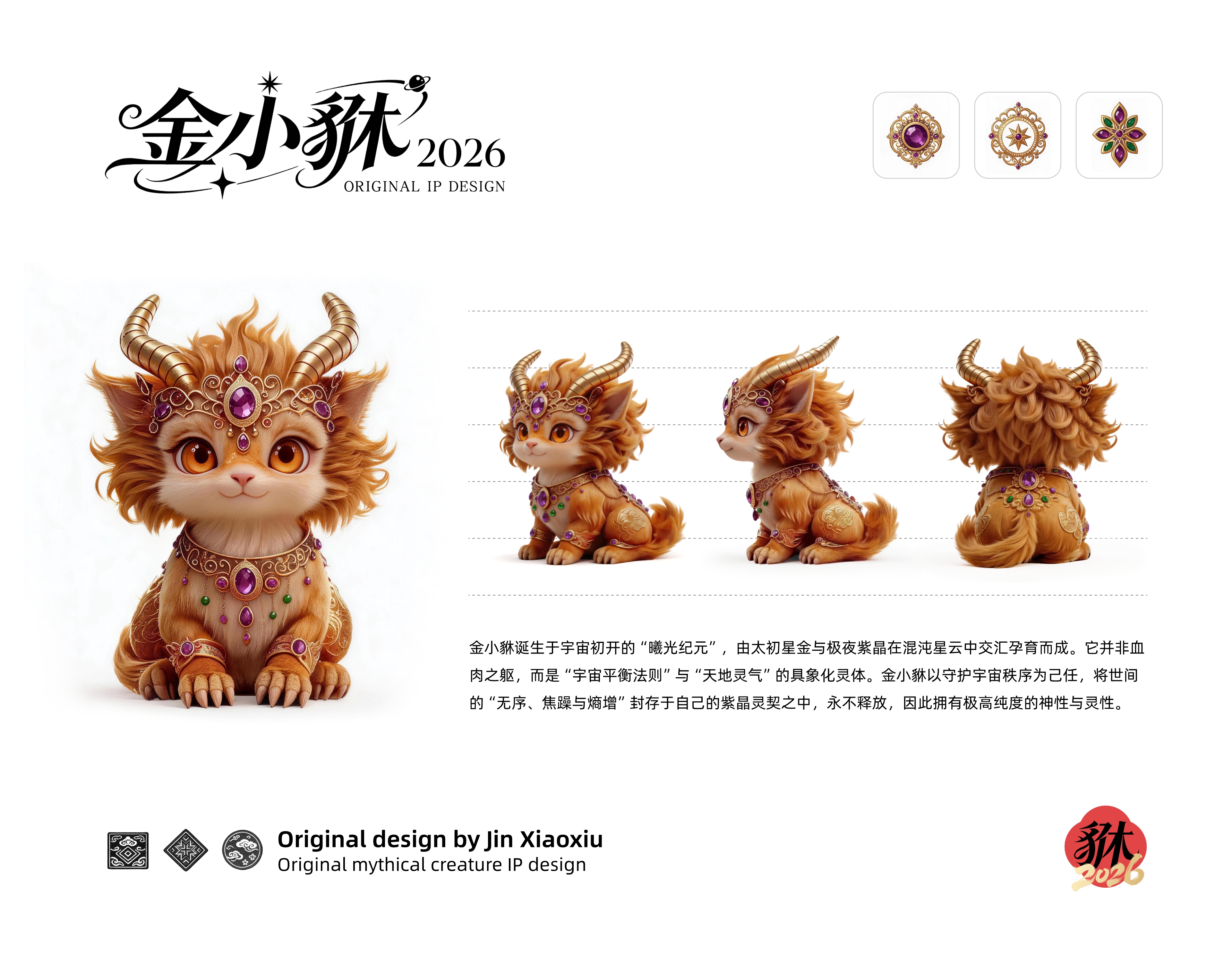 【上古神兽】金小貅-IP形象设计（图ZNDEwNTAwMTA4） - AI作品 - 站酷设计师设计师铭泽原创素材 - 站酷ZCOOL