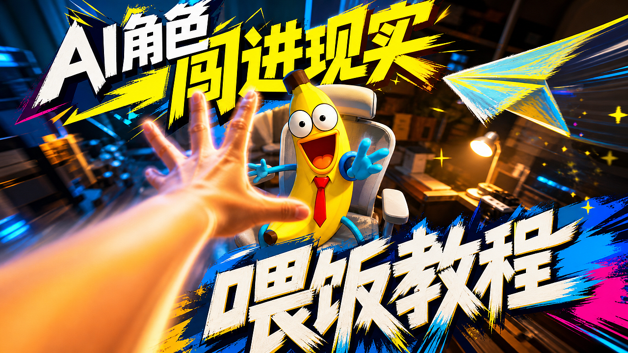 ai角色闯进现实 喂饭教程（图ZNDEwNTA2NjY4） - AI作品 - 站酷设计师AIGC茄子原创素材 - 站酷ZCOOL