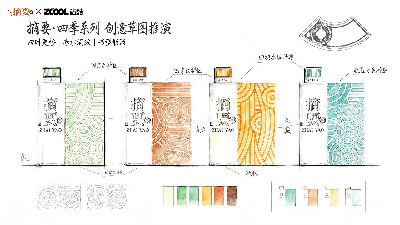 摘要-四季系列白酒（图ZNDEwNTE1NDky） - 产品 - 站酷设计师HAPPY猪小皮原创素材 - 站酷ZCOOL