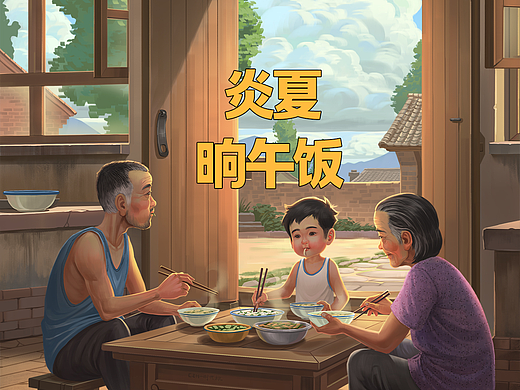 炎夏-晌午饭