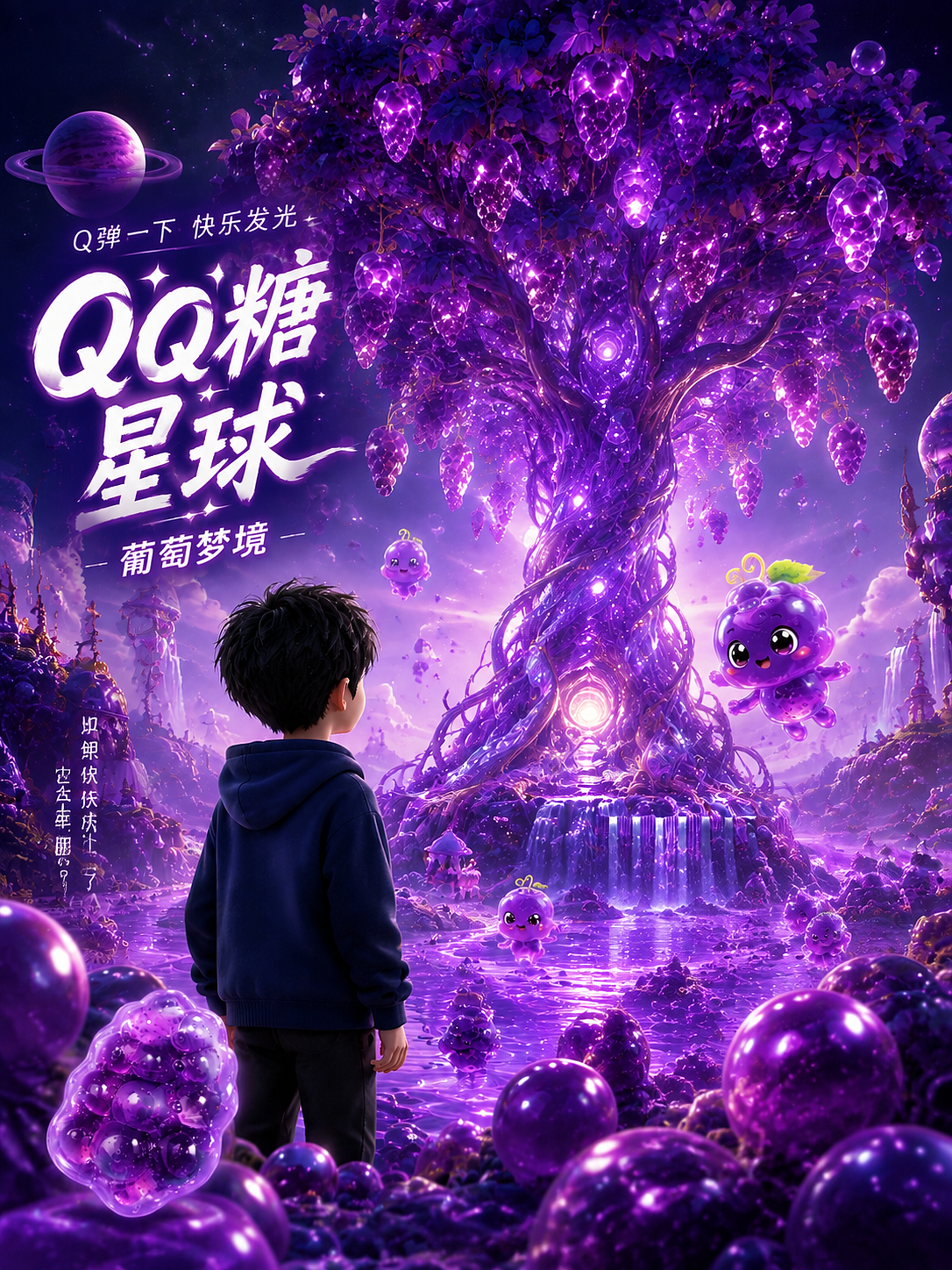 《QQ糖星球:葡萄梦境》| 广告短片 / 奇幻动画短片(图ZNDEwNTQ0OTcy) - AI作品 - 站酷设计师十三不乖原创素材 - 站酷ZCOOL