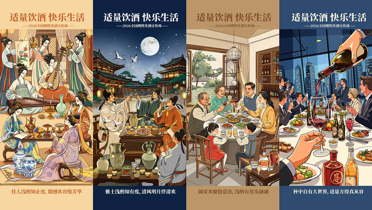 适量饮酒 快乐生活（图ZNDEwNTQ5MTI0） - 商业插画 - 站酷设计师ChongwenArt原创素材 - 站酷ZCOOL