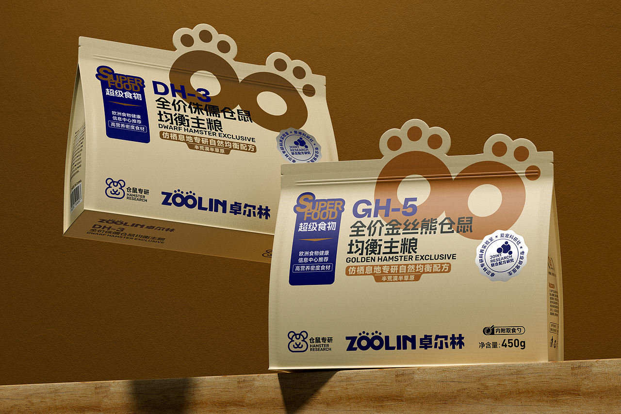 包装设计 | 卓尔林 | 小宠（兔粮/鼠粮）主粮包装设计（图ZNDEwNTUxMTcy） - 包装 - 站酷设计师吴志杰_zj原创素材 - 站酷ZCOOL