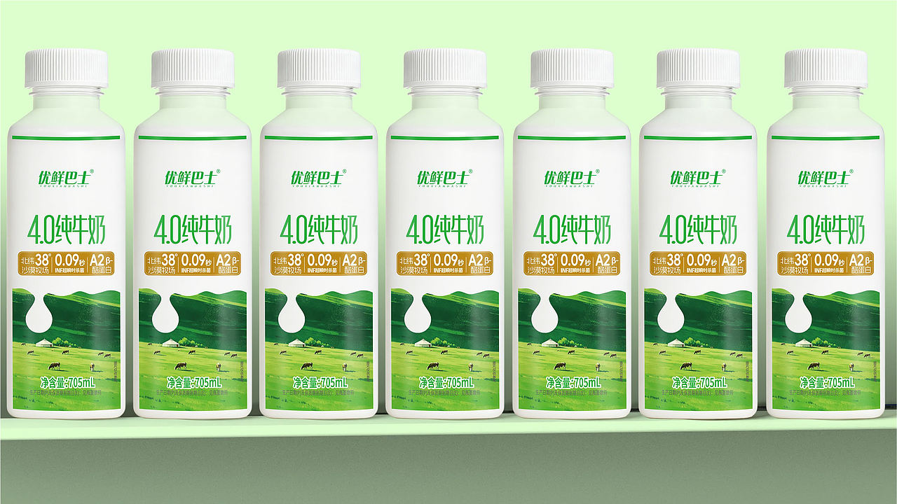 优鲜巴士纯牛奶包装升级策划设计(图ZNDEwNTU2OTg4) - 品牌 - 站酷设计师虎派品牌策划原创素材 - 站酷ZCOOL