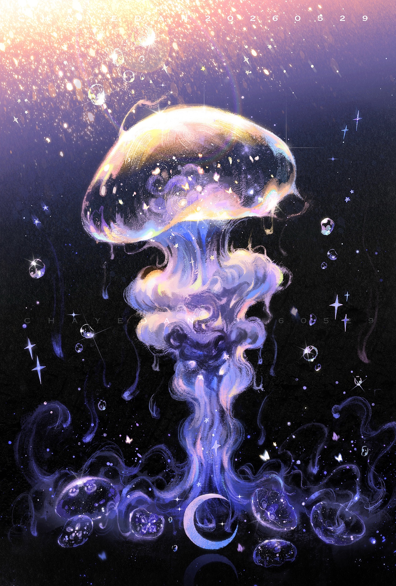 夏日彩色的梦（图ZNDEwNTU3MTA0） - 艺术插画 - 站酷设计师茶叶蛋有点烫原创素材 - 站酷ZCOOL