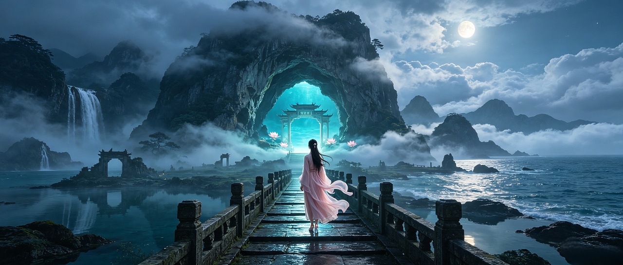 知予华裳｜沧澜秘境·电影分镜：龙守空山（图ZNDEwNTU4NDUy） - 艺术插画 - 站酷设计师FLY视觉工作室原创素材 - 站酷ZCOOL