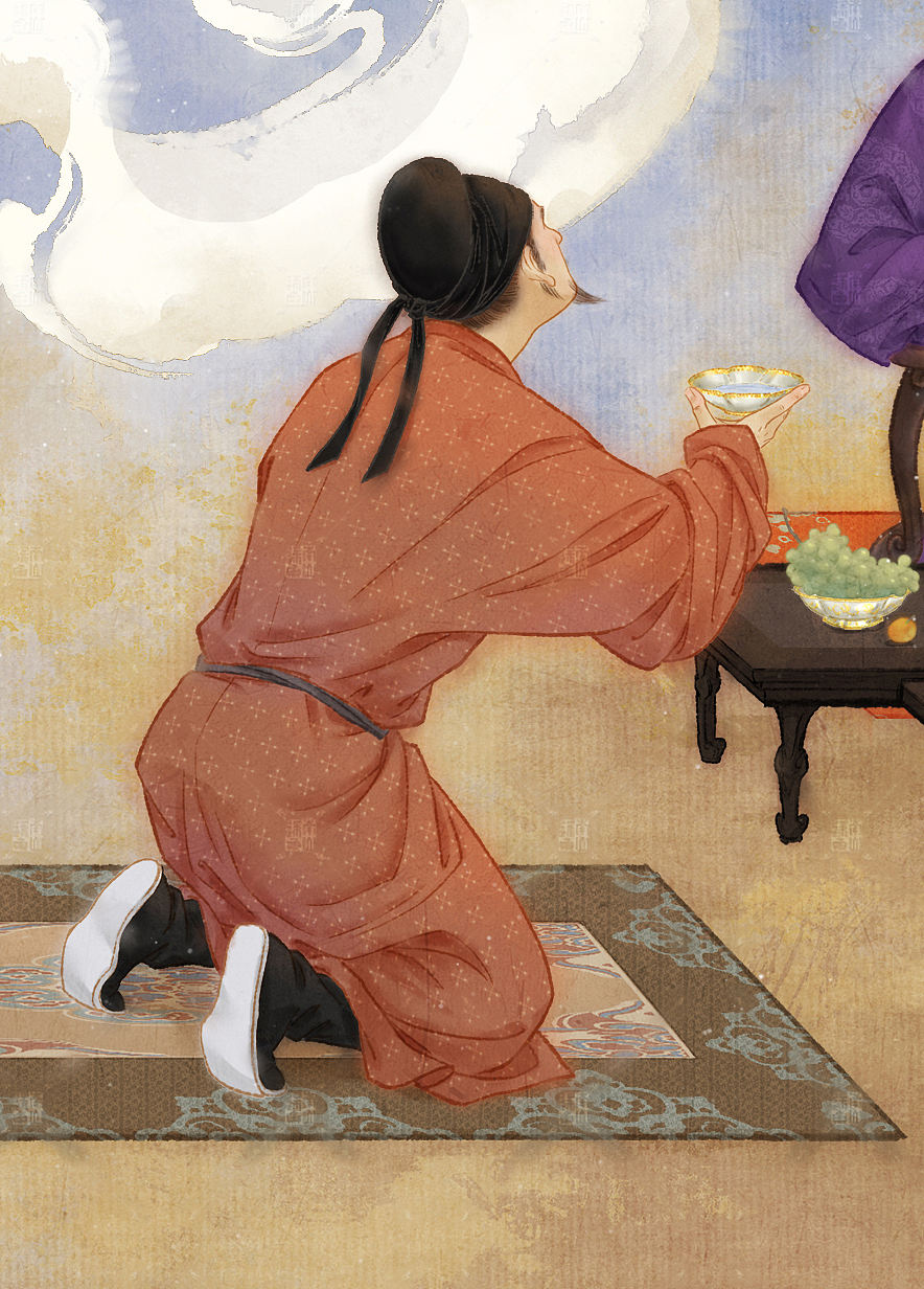 稿件展示：子直晋昌李花（图ZNDEwNTYxNDYw） - 艺术插画 - 站酷设计师南山归鱼原创素材 - 站酷ZCOOL