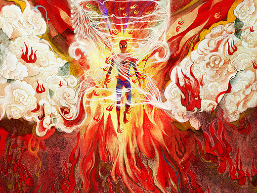 原创|为电影《蜘蛛侠：崭新之日》做的海报 