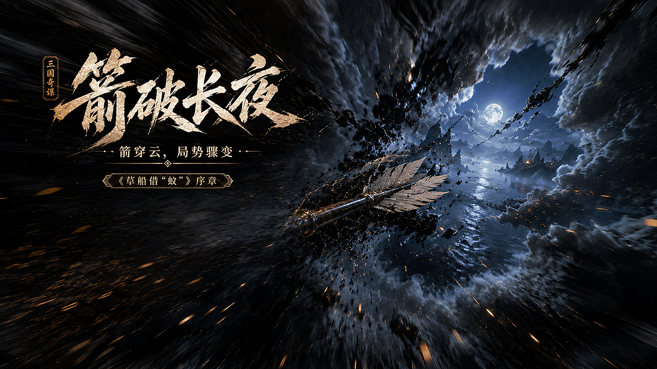 草船借“蚊”丨 AIGC传统叙事的幻想化重构(图ZNDEwNTY1NjQ0) - AI作品 - 站酷设计师子言sunshine原创素材 - 站酷ZCOOL