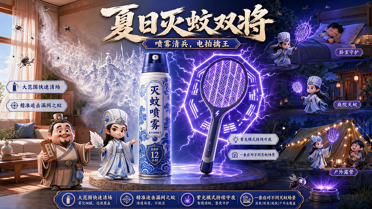 草船借“蚊”丨 AIGC传统叙事的幻想化重构(图ZNDEwNTY2OTI0) - AI作品 - 站酷设计师子言sunshine原创素材 - 站酷ZCOOL