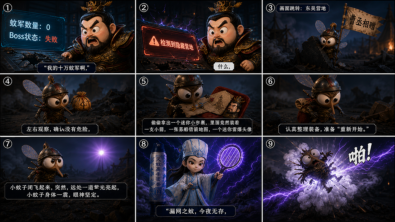 草船借“蚊”丨 AIGC传统叙事的幻想化重构(图ZNDEwNTY3MDgw) - AI作品 - 站酷设计师子言sunshine原创素材 - 站酷ZCOOL