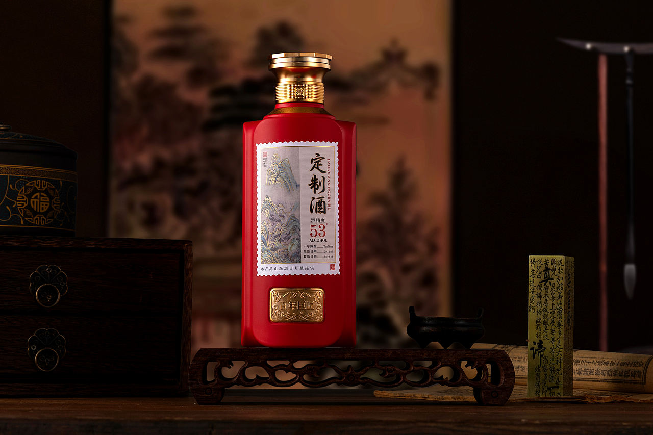 企业高端定制酒包装合集三（图ZNDEwNTgxMjI4） - 包装 - 站酷设计师青山吟原创素材 - 站酷ZCOOL