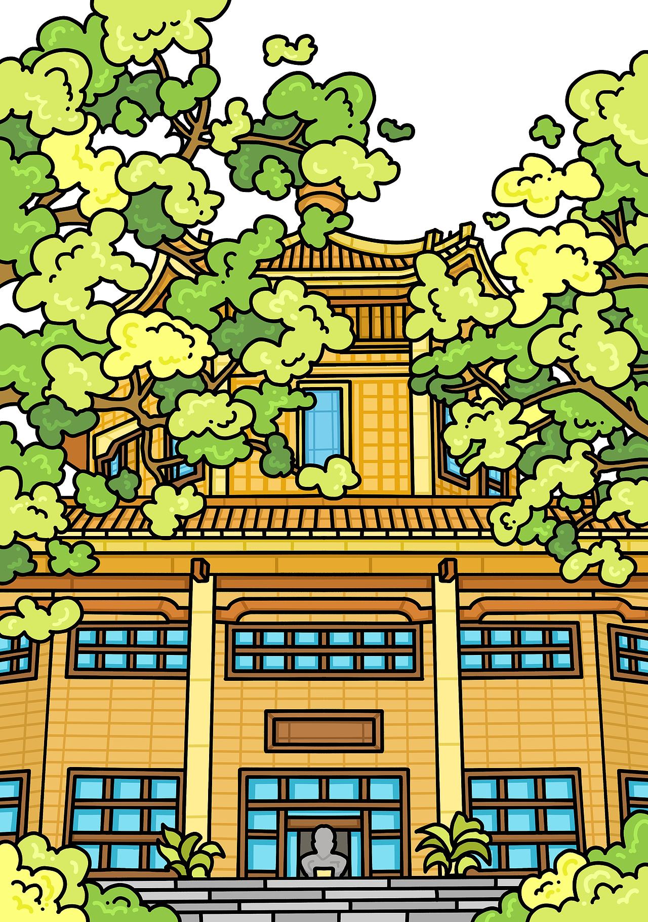 广东中山城市插画13画分享（图ZNDEwNTgxODc2） - 商业插画 - 站酷设计师黄胜福原创素材 - 站酷ZCOOL