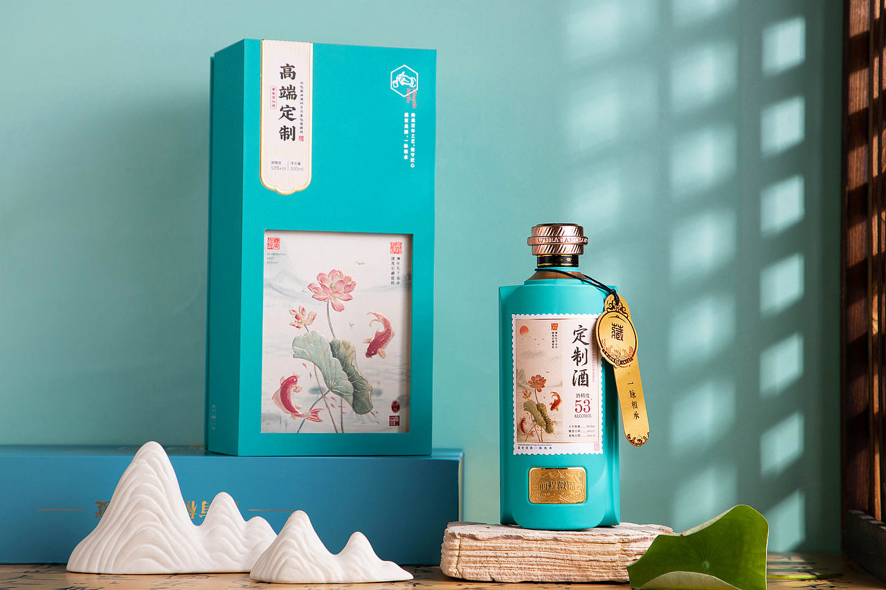 企业高端定制酒包装-设计合集六（图ZNDEwNTgyMTQ0） - 包装 - 站酷设计师青山吟原创素材 - 站酷ZCOOL