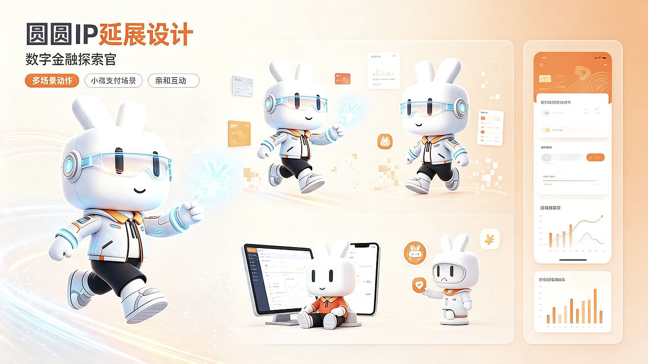 圆圆·数字金融探索官(图ZNDEwNTg4MDMy) - IP形象 - 站酷设计师IssueBeam原创素材 - 站酷ZCOOL