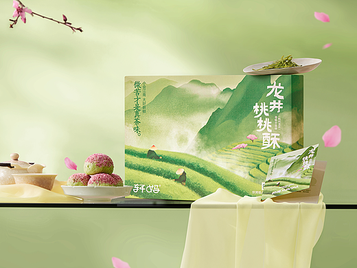酥点拍摄｜轩妈龙井桃桃酥