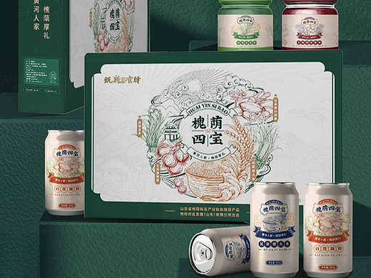 区域品牌设计 | 槐荫四宝品牌全案设计——黄河馈赠