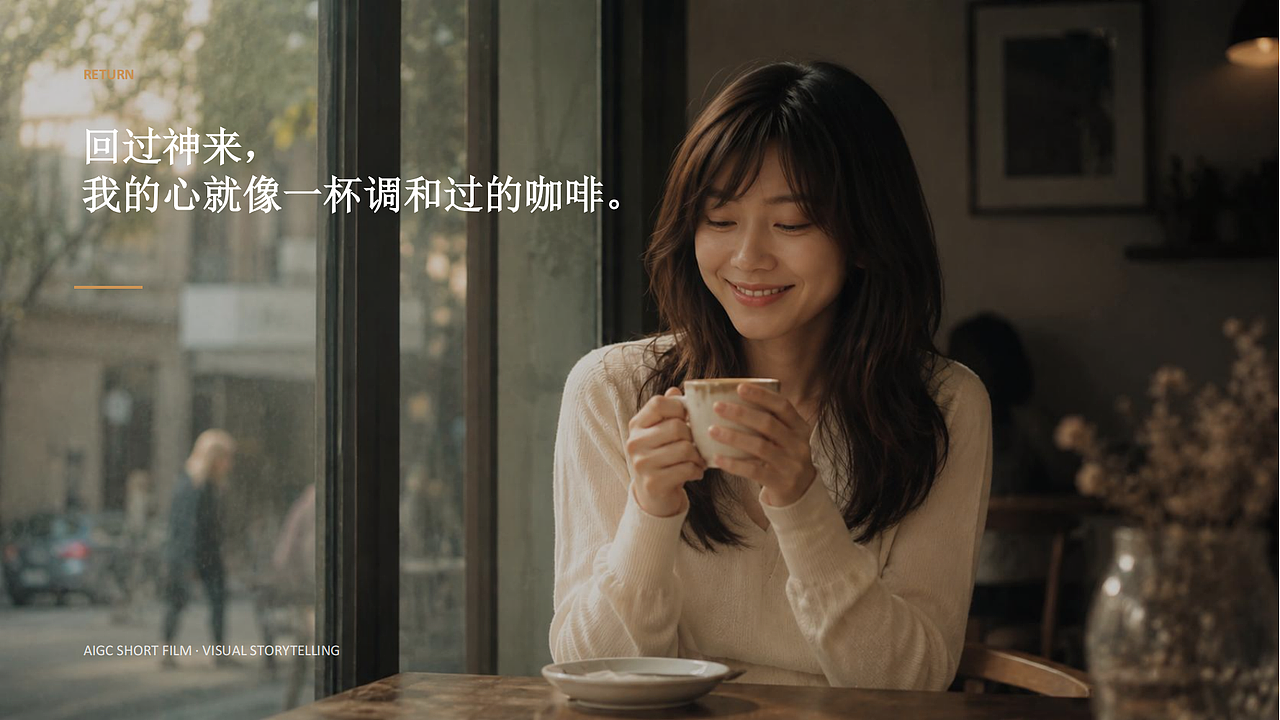 《我的心是一杯调和过的咖啡》（图ZNDEwNTkzNzI4） - AI作品 - 站酷设计师鸡腿堡66原创素材 - 站酷ZCOOL