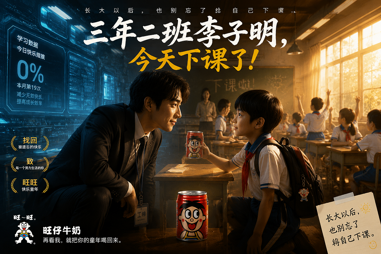 三年二班李子明 今天下课了(图ZNDEwNTk3NTUy) - AI作品 - 站酷设计师酸Q同学原创素材 - 站酷ZCOOL