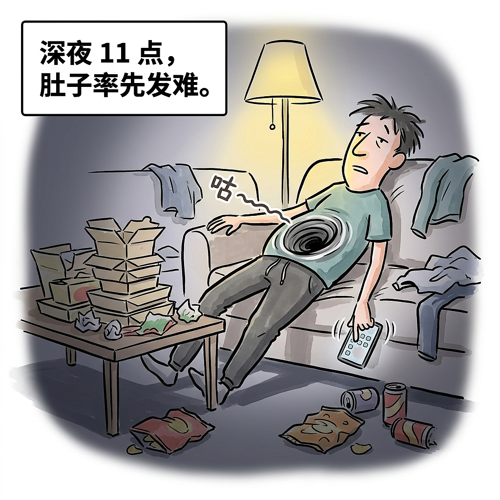 饿着肚子千万别做这三件事:消费、吵架、给前任发消息(图ZNDEwNjA5MTU2) - 中/长篇漫画 - 站酷设计师huashuoshi原创素材 - 站酷ZCOOL