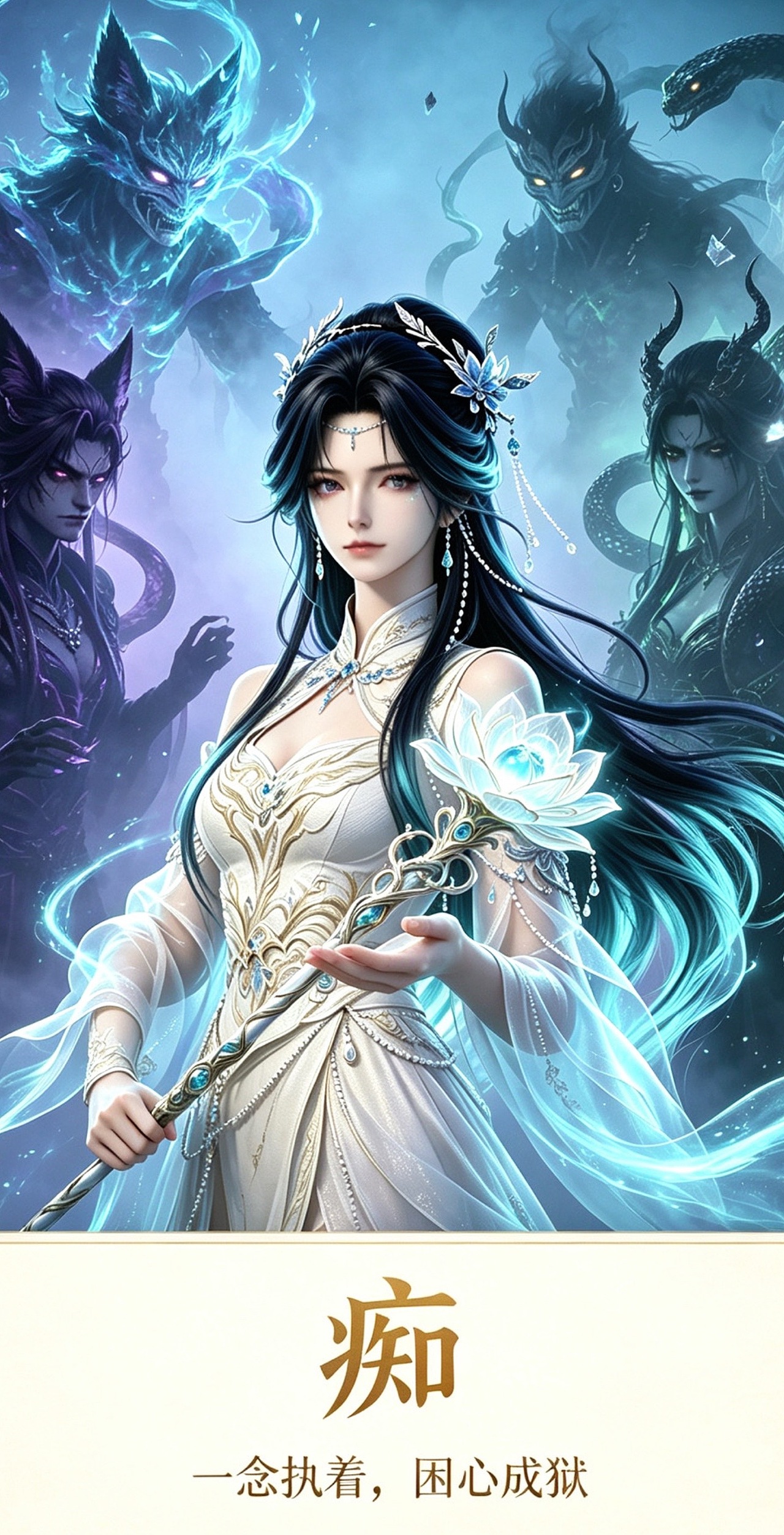 知予华裳｜沧澜秘境·人物弧光：假面人（图ZNDEwNjA5NTcy） - 设定/分镜 - 站酷设计师FLY视觉工作室原创素材 - 站酷ZCOOL