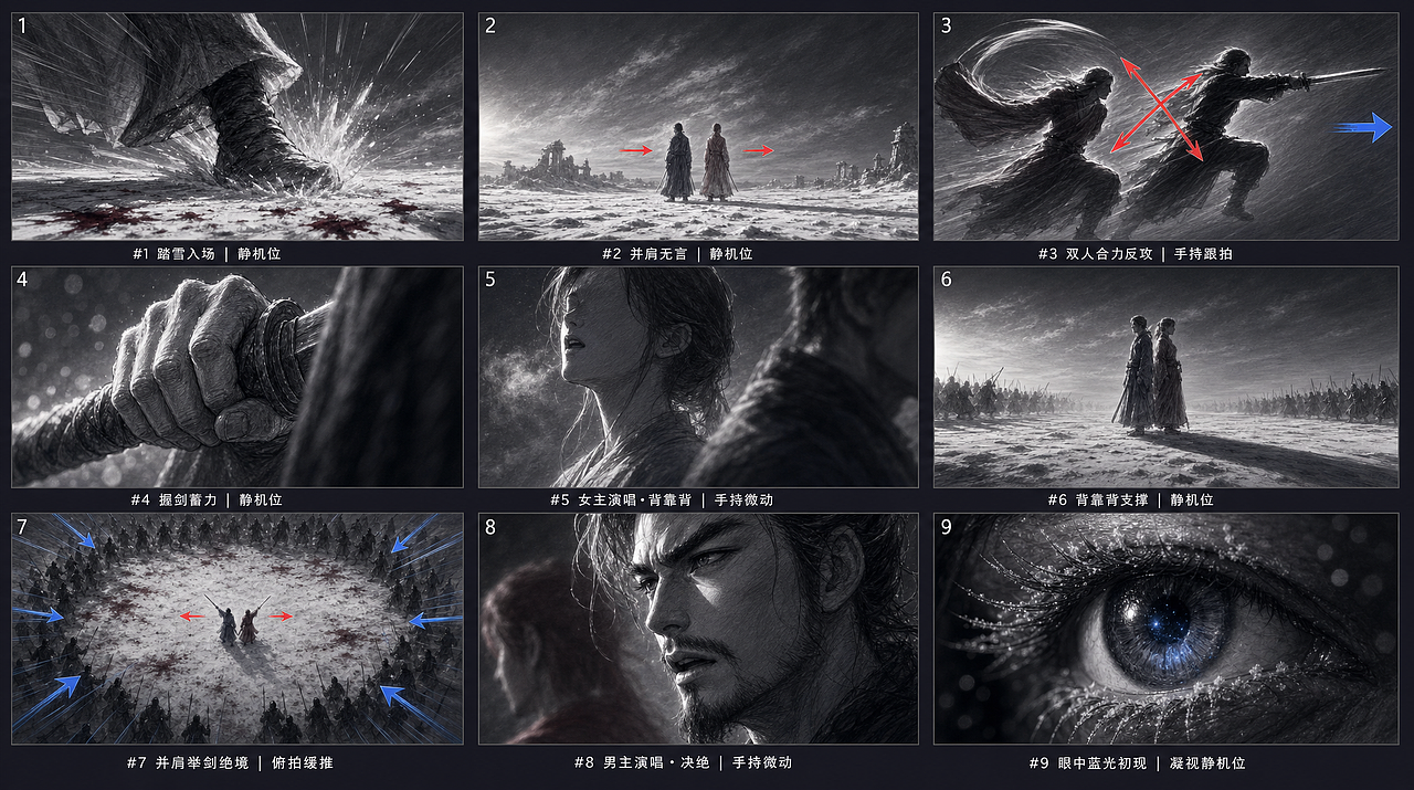 用AI做了一支赛博武侠MV,结果比预想的更奇怪(图ZNDEwNjE3OTMy) - MV - 站酷设计师鱼不我原创素材 - 站酷ZCOOL