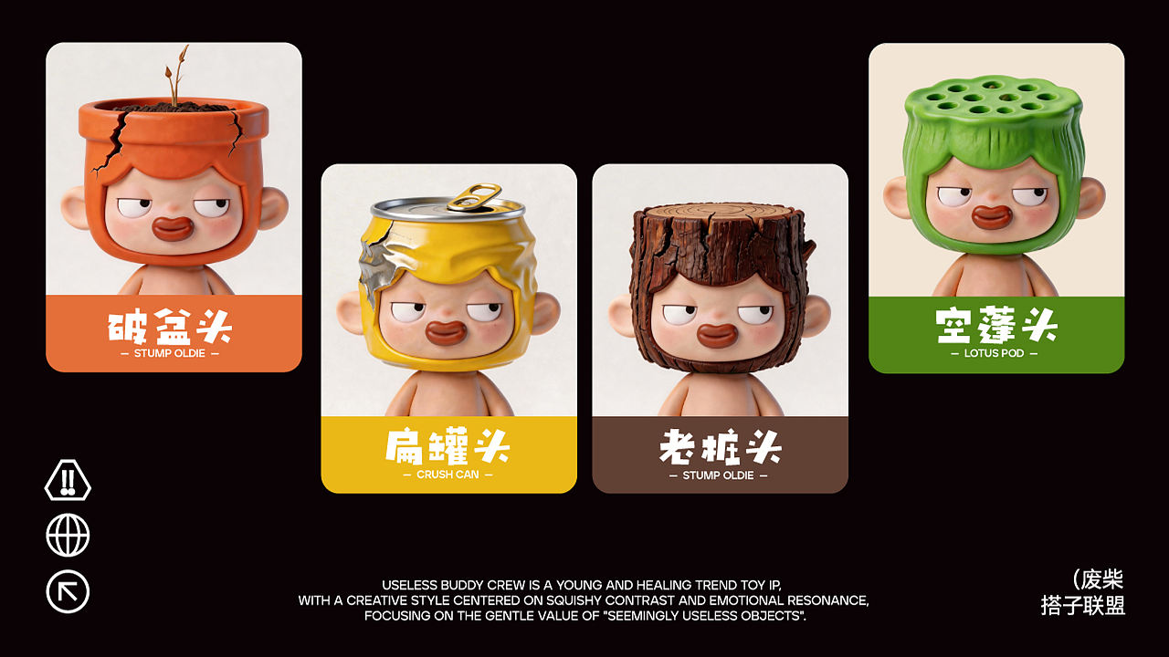废柴搭子联盟 IP设计（图ZNDEwNjE4NTIw） - IP形象 - 站酷设计师福驹原创素材 - 站酷ZCOOL