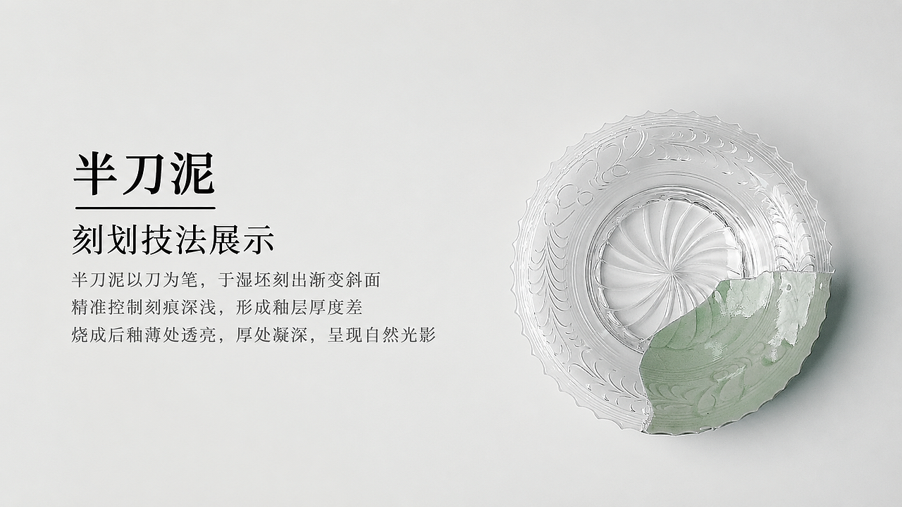 月华纹青釉花口盘 | 修复案例（图ZNDEwNjE4OTUy） - 其他工业/产品 - 站酷设计师醒狮数字缮物原创素材 - 站酷ZCOOL