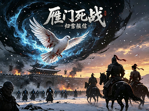 AIGC 2D美漫画风《雁门·墨攻》