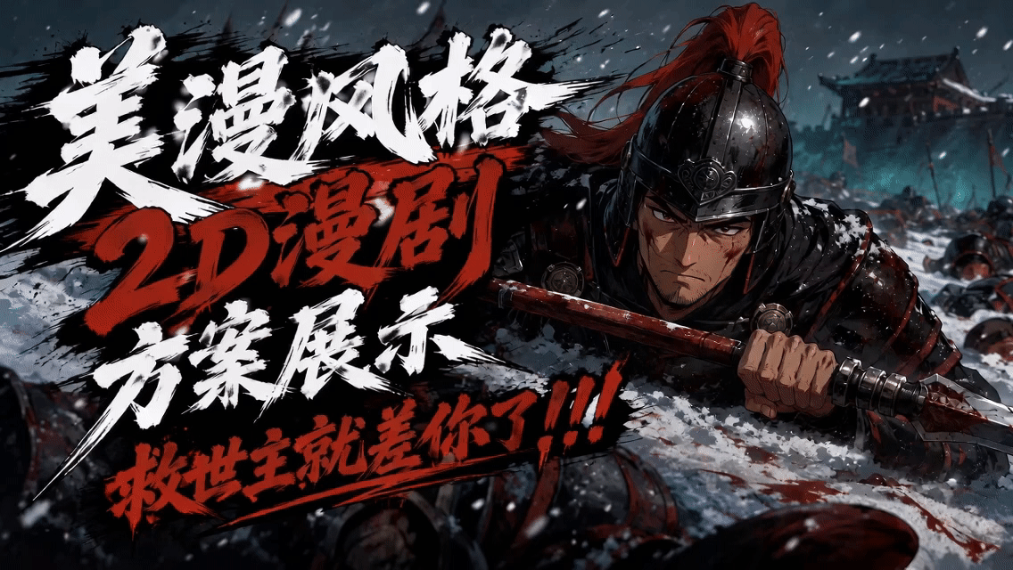 AIGC 影视《红染·雁门》2D美漫风格漫剧全案展示（图ZNDEwNjI4MTI4） - AI作品 - 站酷设计师六一非原创素材 - 站酷ZCOOL