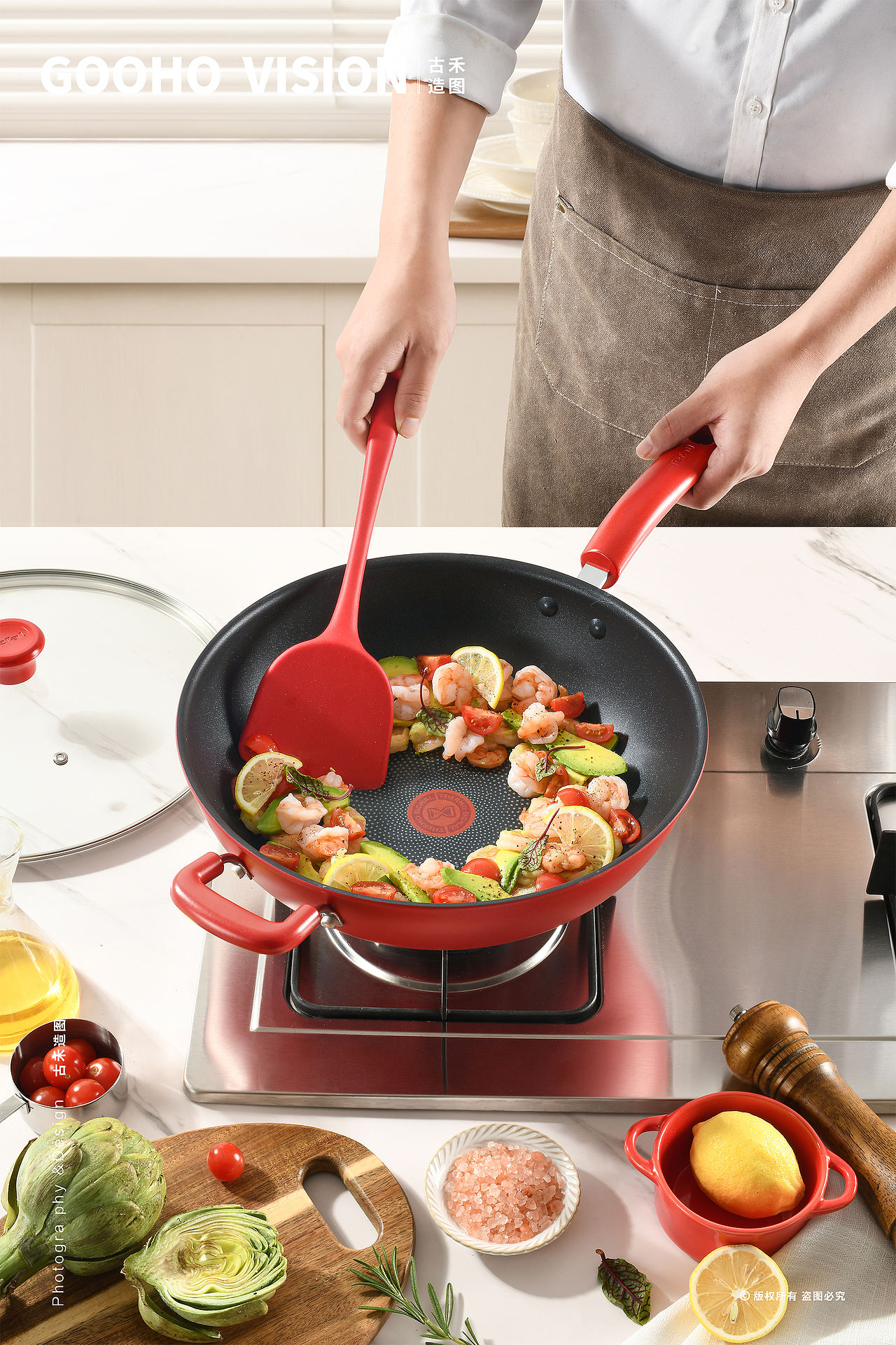 特福Tefal锅具组合丨古禾造图 GOOHO VISION（图ZNDEwNjM2OTAw） - 产品摄影 - 站酷设计师古禾造图原创素材 - 站酷ZCOOL