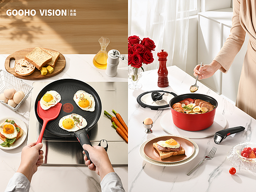 特福Tefal锅具组合丨古禾造图 GOOHO VISION