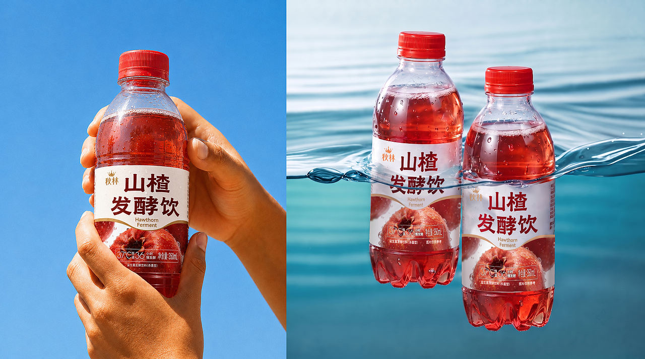 秋林丨山楂发酵饮饮品包装设计（图ZNDEwNjQxNjYw） - 包装 - 站酷设计师上海米克包装设计原创素材 - 站酷ZCOOL