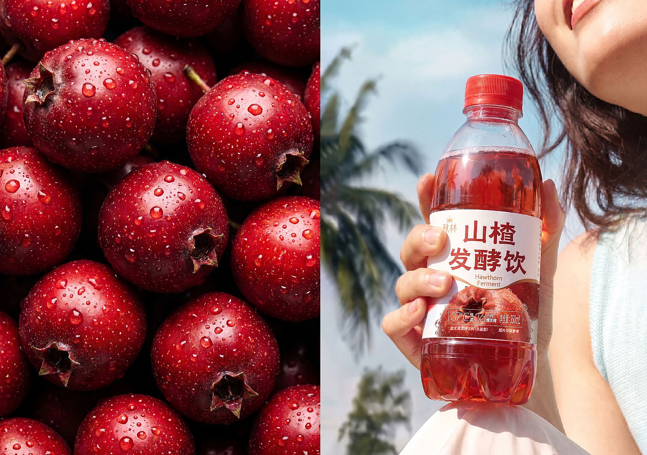 秋林丨山楂发酵饮饮品包装设计（图ZNDEwNjQxNjQ0） - 包装 - 站酷设计师上海米克包装设计原创素材 - 站酷ZCOOL