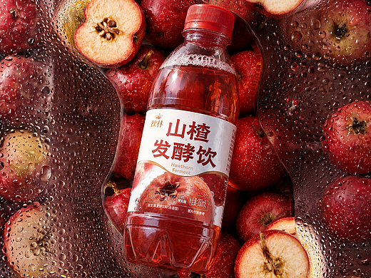 秋林丨山楂发酵饮饮品包装设计