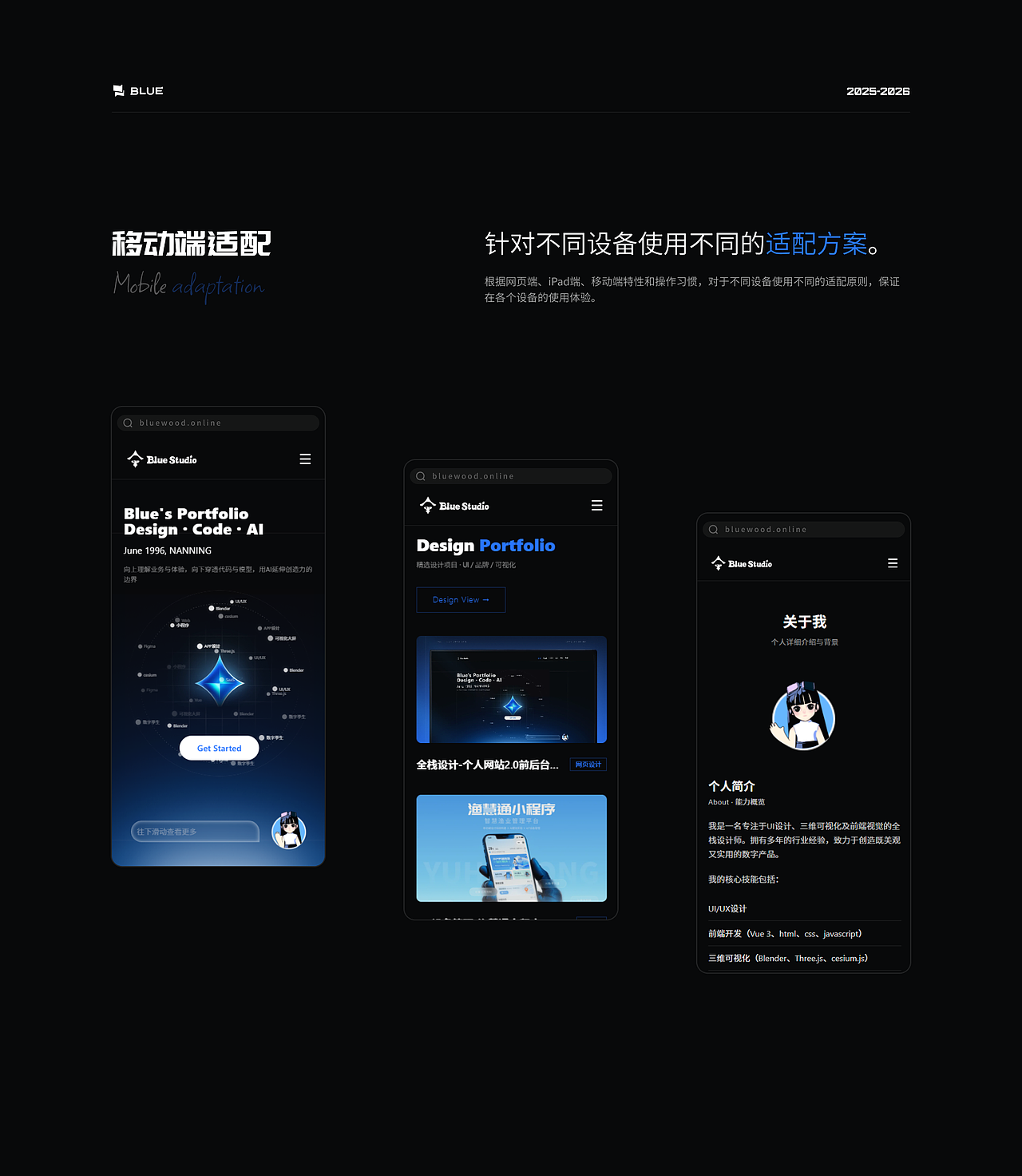 2026 | 个人网站2.0前后台设计（图ZNDEwNjQyMTM2） - 其他UI - 站酷设计师靛木原创素材 - 站酷ZCOOL