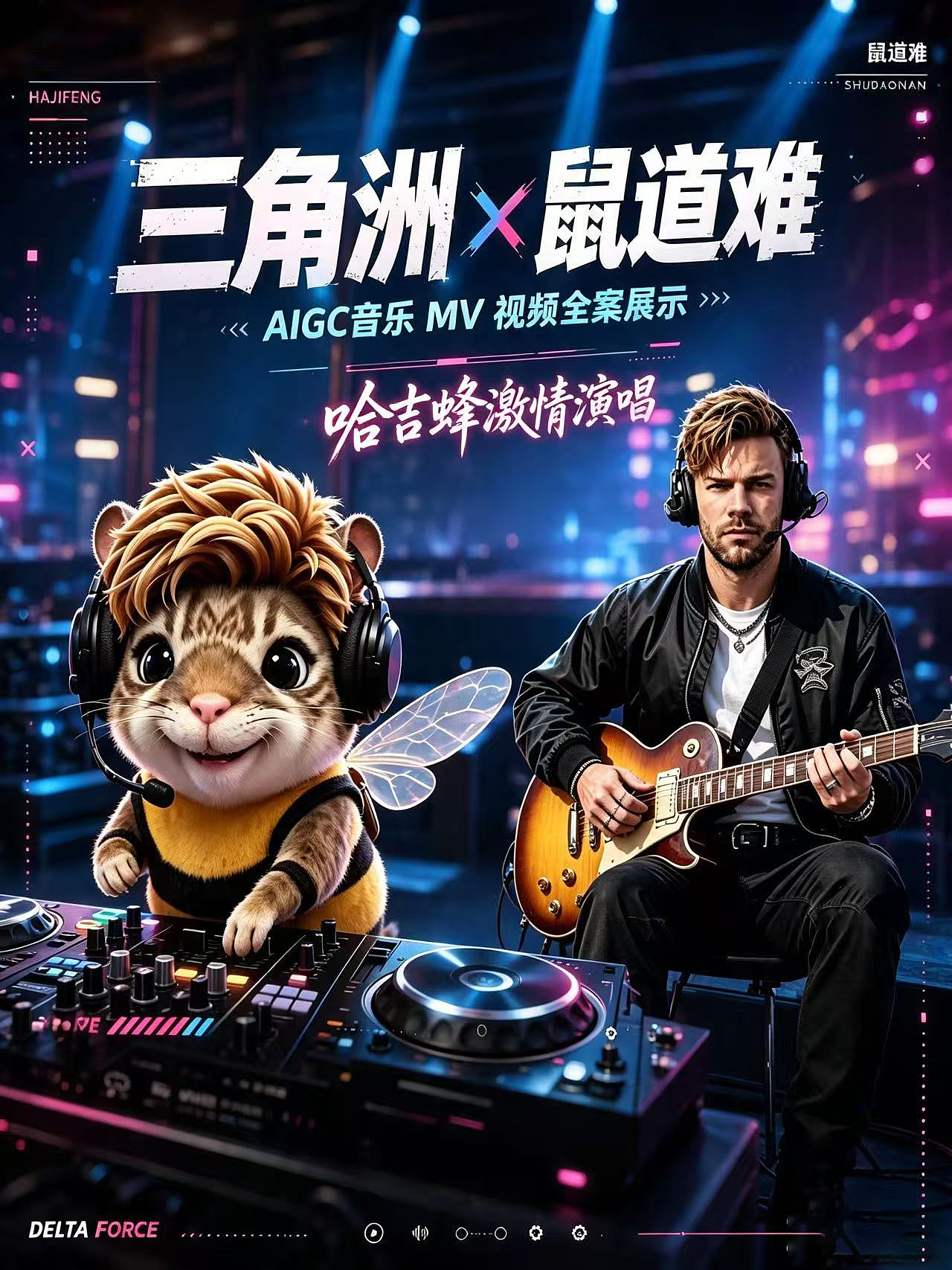 《鼠道难》三角洲×哈基蜂×Rap AIGC MV作品方案展示(图ZNDEwNjQ3MTg4) - AI作品 - 站酷设计师AI肘击王原创素材 - 站酷ZCOOL