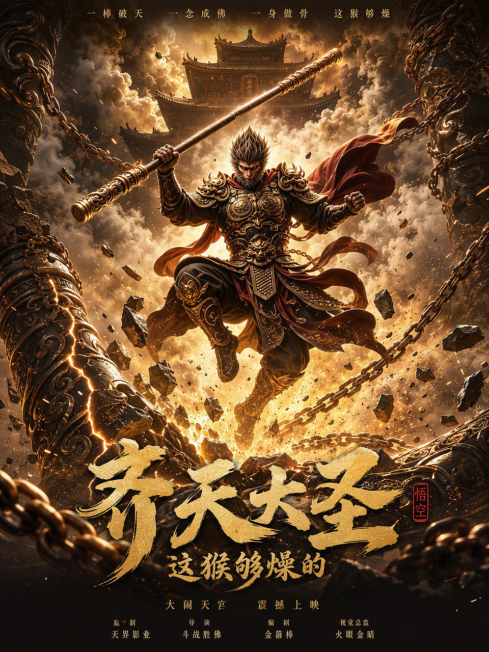暗黑金火写实风 | 悟空主题动态概念设计(图ZNDEwNjUwMzMy) - MV - 站酷设计师乐游进行曲原创素材 - 站酷ZCOOL