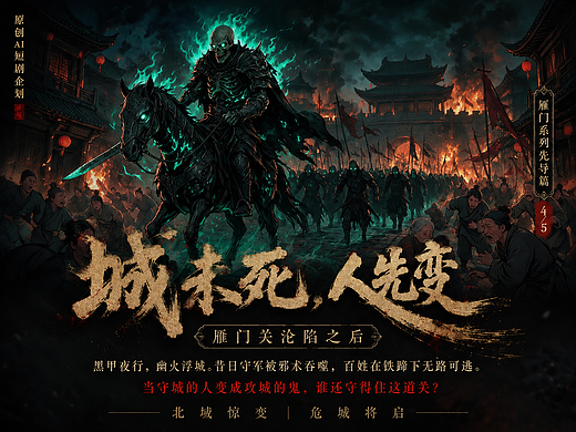 《雁门・墨攻》AI ｜一人如何完成一部工业级视觉大片