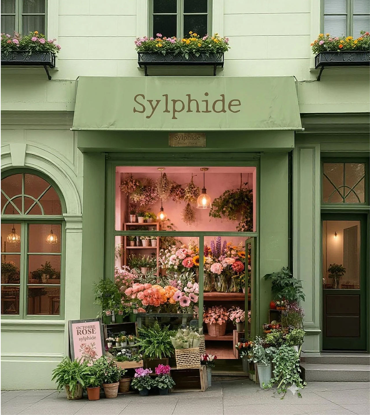 《Sylphide》花店品牌设计（图ZNDEwNjYwNzI0） - 品牌 - 站酷设计师召物计划原创素材 - 站酷ZCOOL