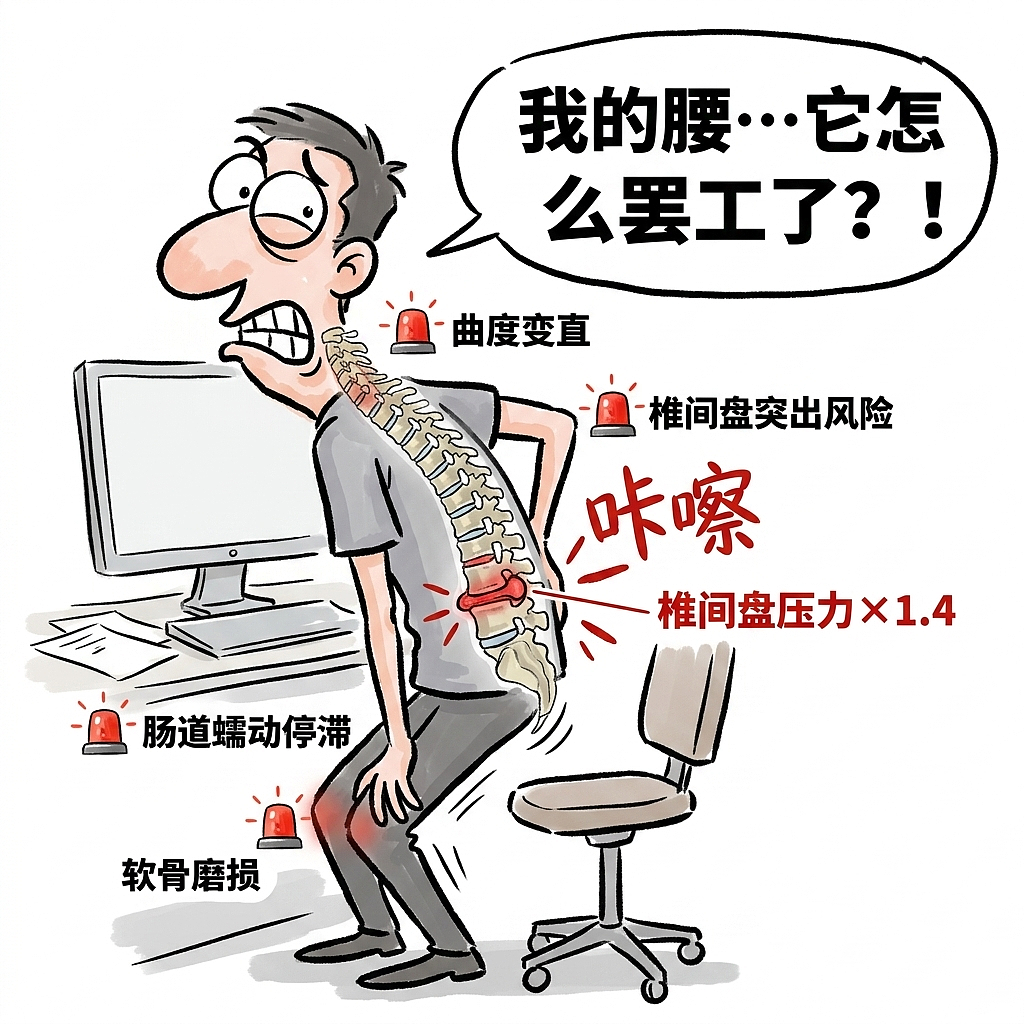 世卫警告:久坐危害仅次于吸烟!但每天9000步能救回来(图ZNDEwNjYwNzk2) - 中/长篇漫画 - 站酷设计师huashuoshi原创素材 - 站酷ZCOOL