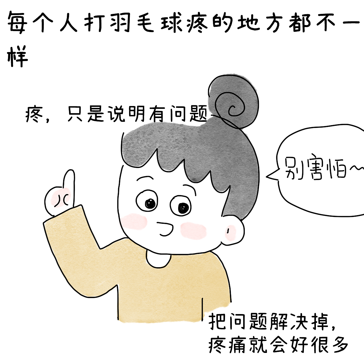 羽球人的膝痛康复之路5（图ZNDEwNjYzNDY4） - 短篇/格漫 - 站酷设计师小明的小漫画原创素材 - 站酷ZCOOL