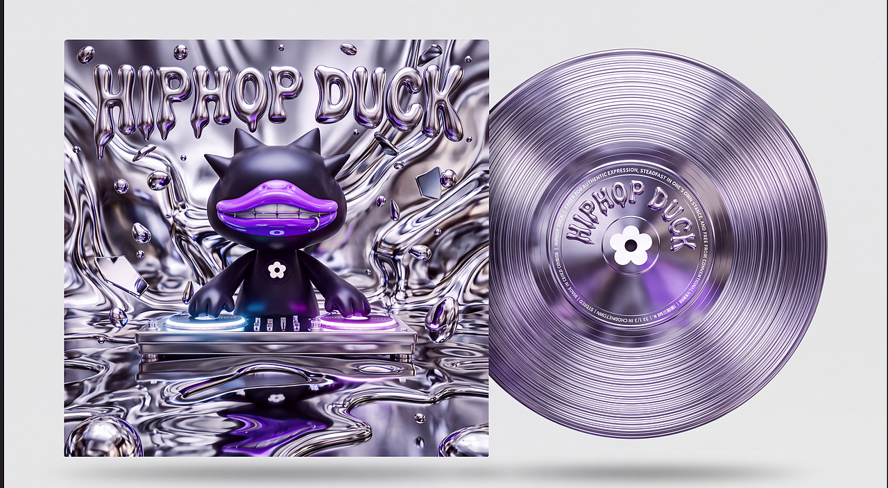 #MVLAND嘻哈狂欢派对《HIPHOP DUCK · 多维声界》（图ZNDEwNjYzOTQw） - 包装 - 站酷设计师爆爆PowPow原创素材 - 站酷ZCOOL
