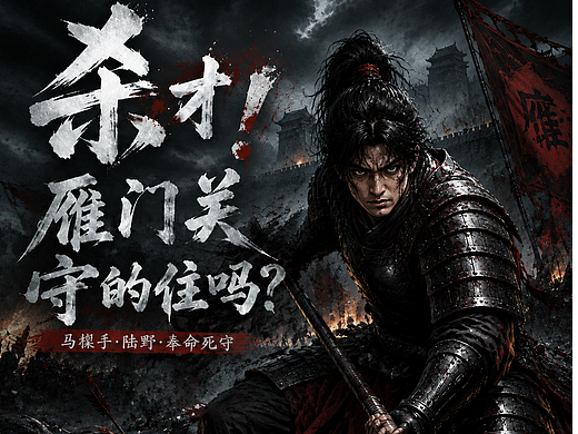 AIGC.2D漫剧《雁门·墨攻》