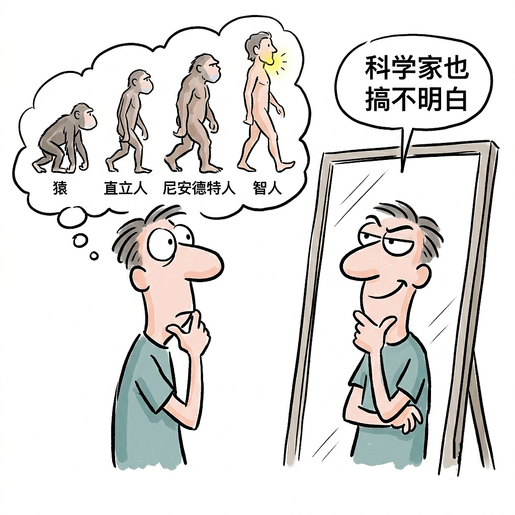 人类是地球上唯一拥有下巴的哺乳动物(图ZNDEwNjgzMDQ4) - 中/长篇漫画 - 站酷设计师huashuoshi原创素材 - 站酷ZCOOL