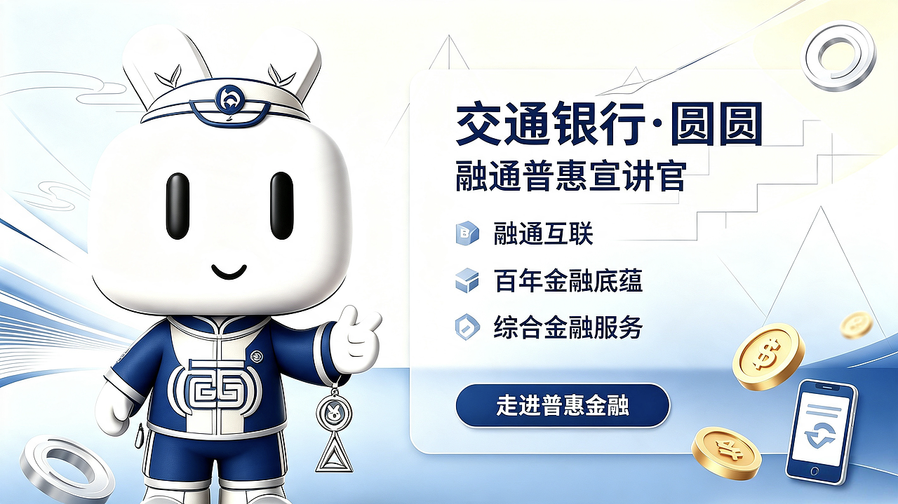 数通百业·圆启融通——交通银行数字人民币吉祥物二创(图ZNDEwNjg2NTE2) - 宣传物料 - 站酷设计师IssueBeam原创素材 - 站酷ZCOOL